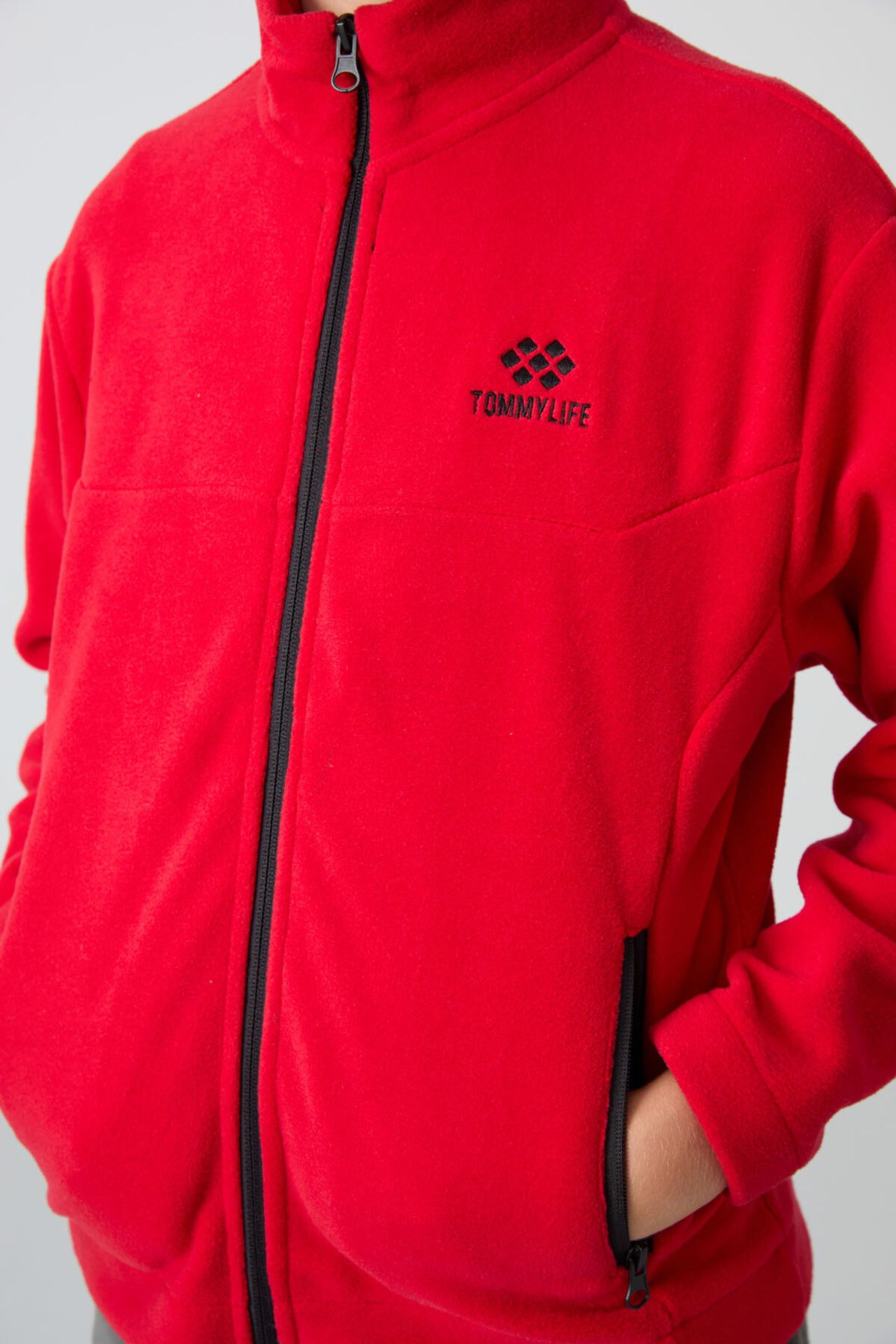 TOMMY Youth Zipper Collar Sweatshirt 3