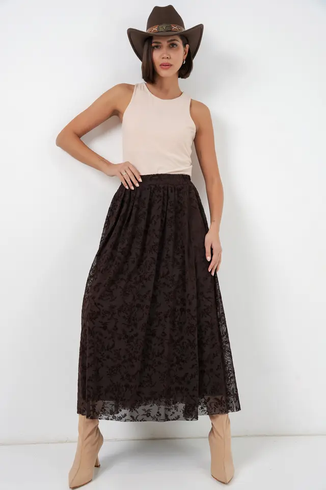 BDART High Waist Floral Maxi Skirt