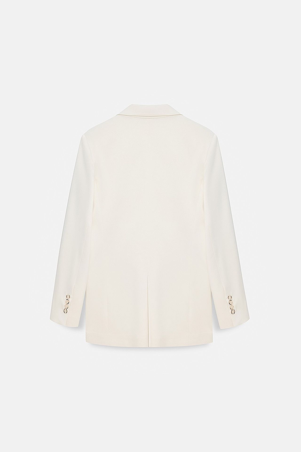 DILVIN Long Satin Shawl-Collar Blazer 6