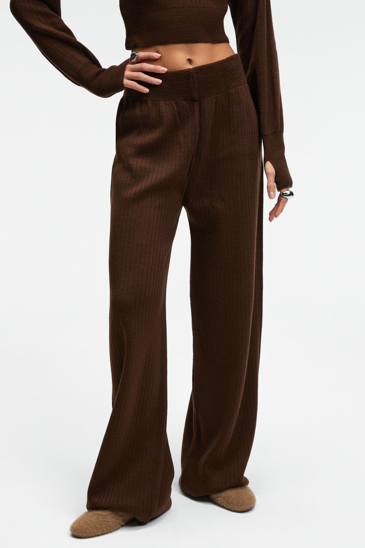 GRIMELANGE Ribbed Crew Neck 2-Piece Co-ord 6