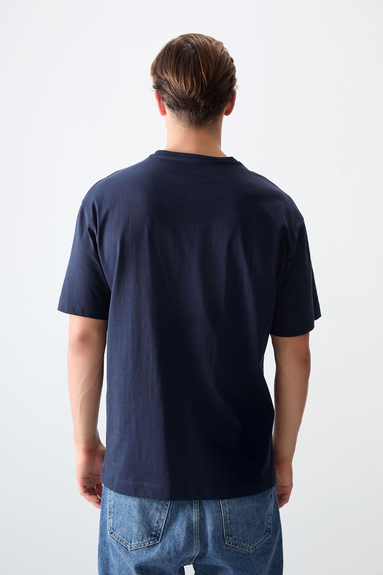 TOMMY Oversized Logo Cotton Crew Neck T-Shirt 5