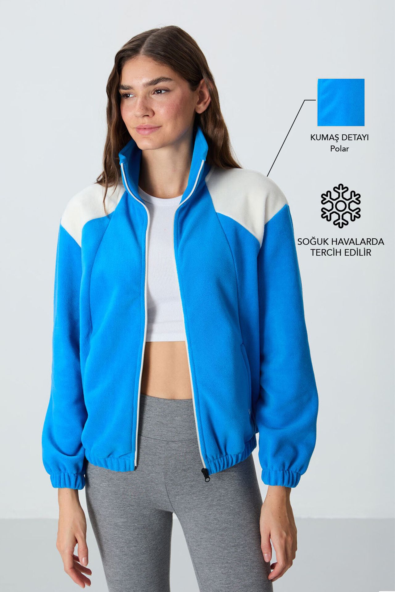 TOMMY Color Block Oversized Zip-Collar Sweatshirt 1