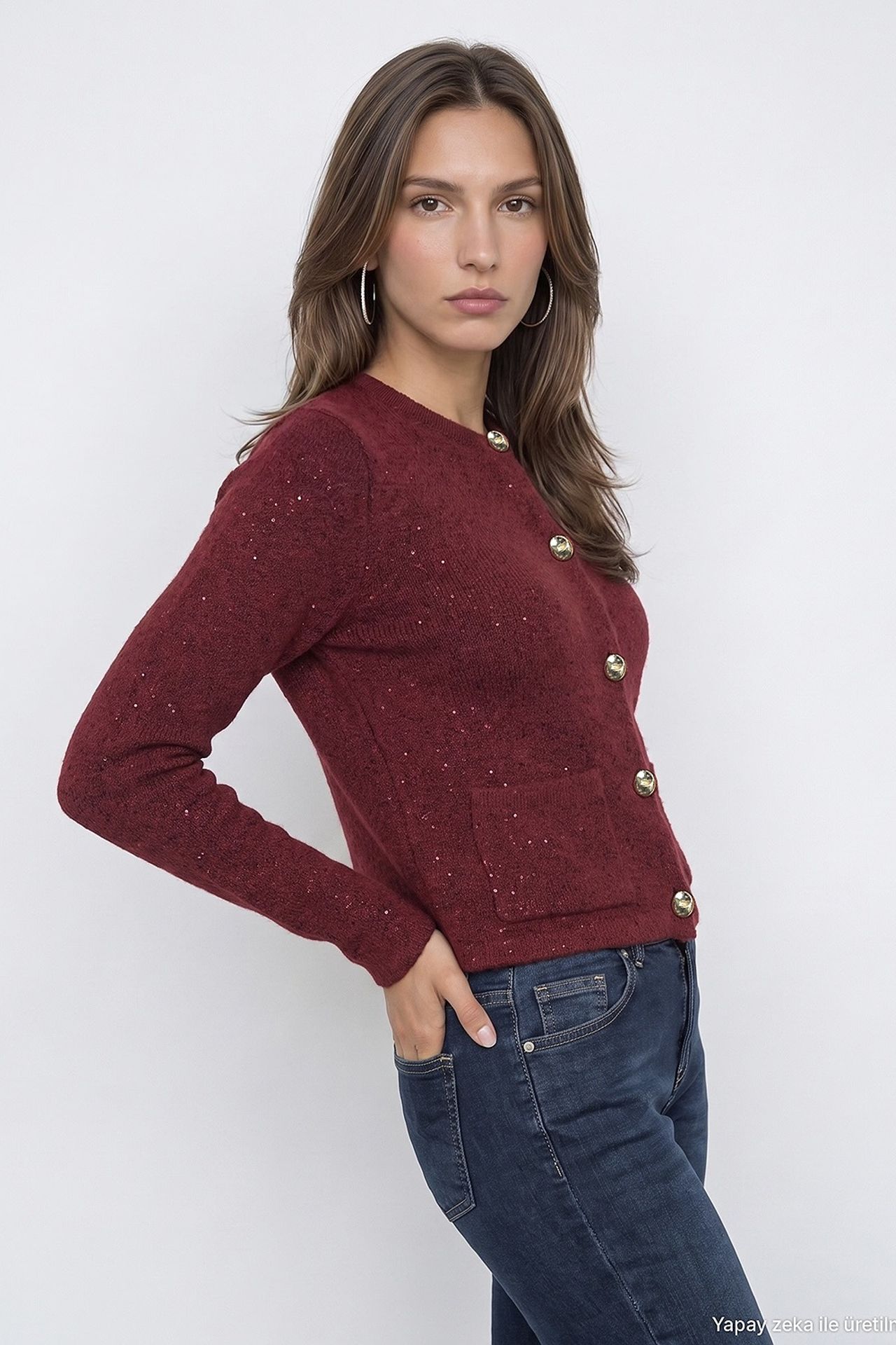 DILVIN Women's Knit Cardigan 3
