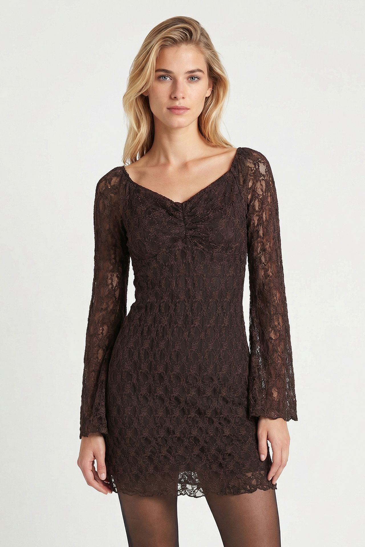 ISTANBUL Fitted Lace Mini Dress 1