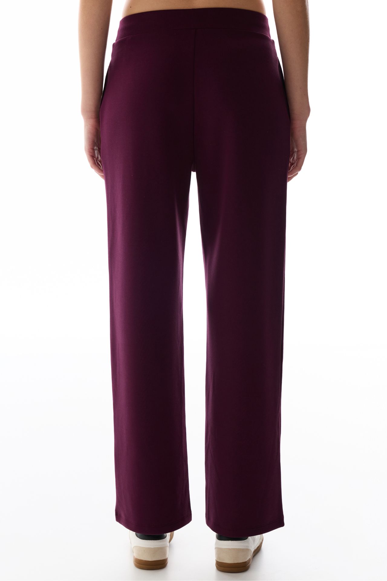 PENTI Women's Modal Straight-Leg Pants High 3