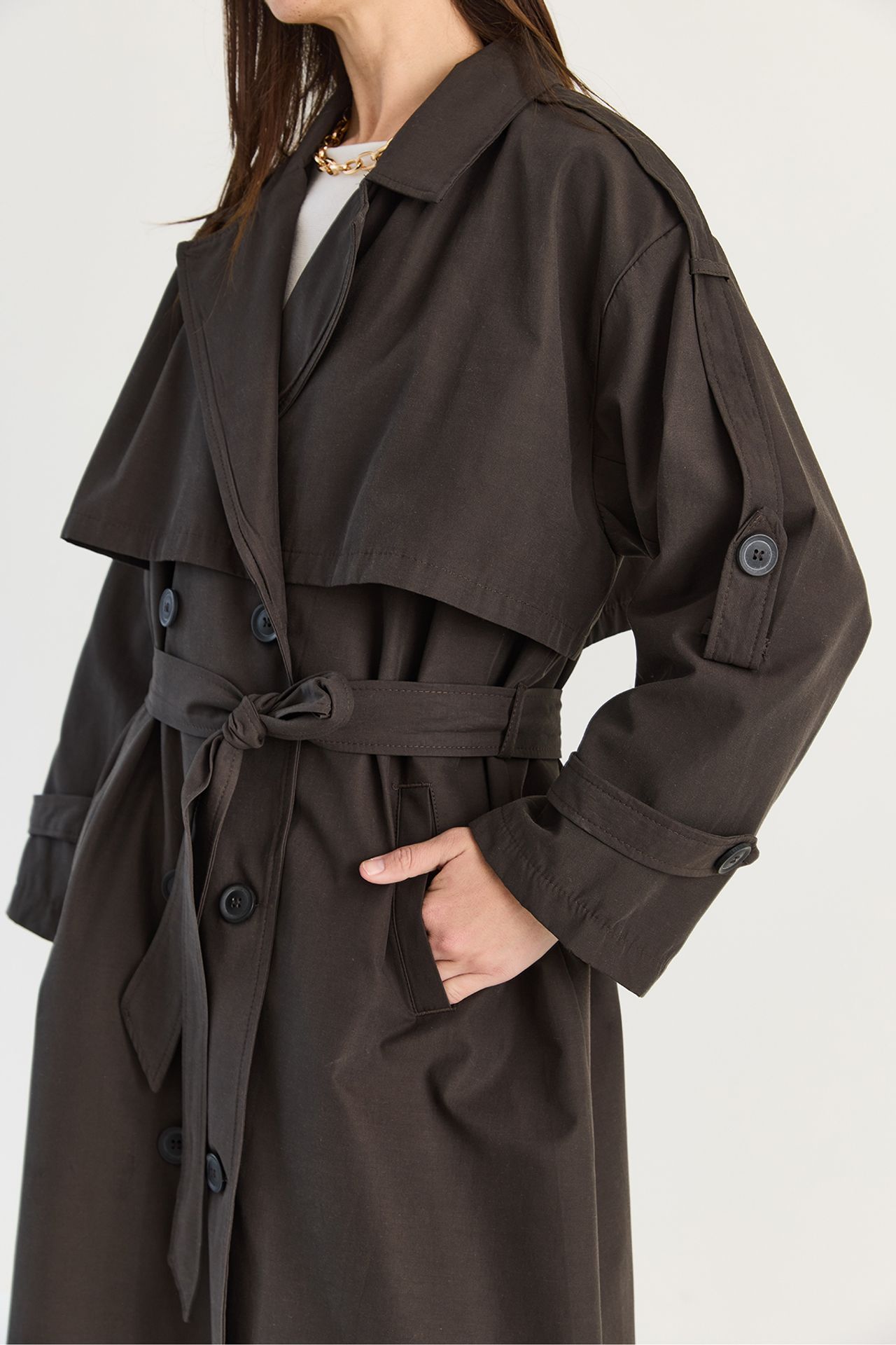 LUCCI Women's Trench Coat 5