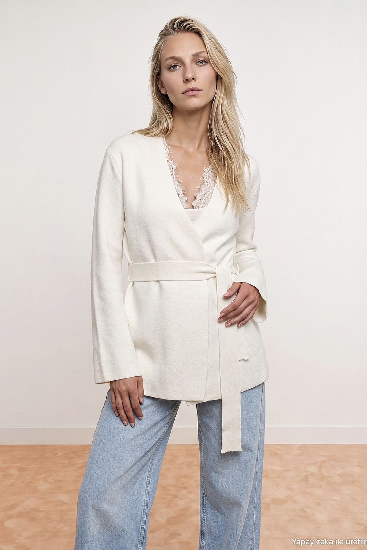 DILVIN Women's Acrylic Wool Blend Cardigan 2