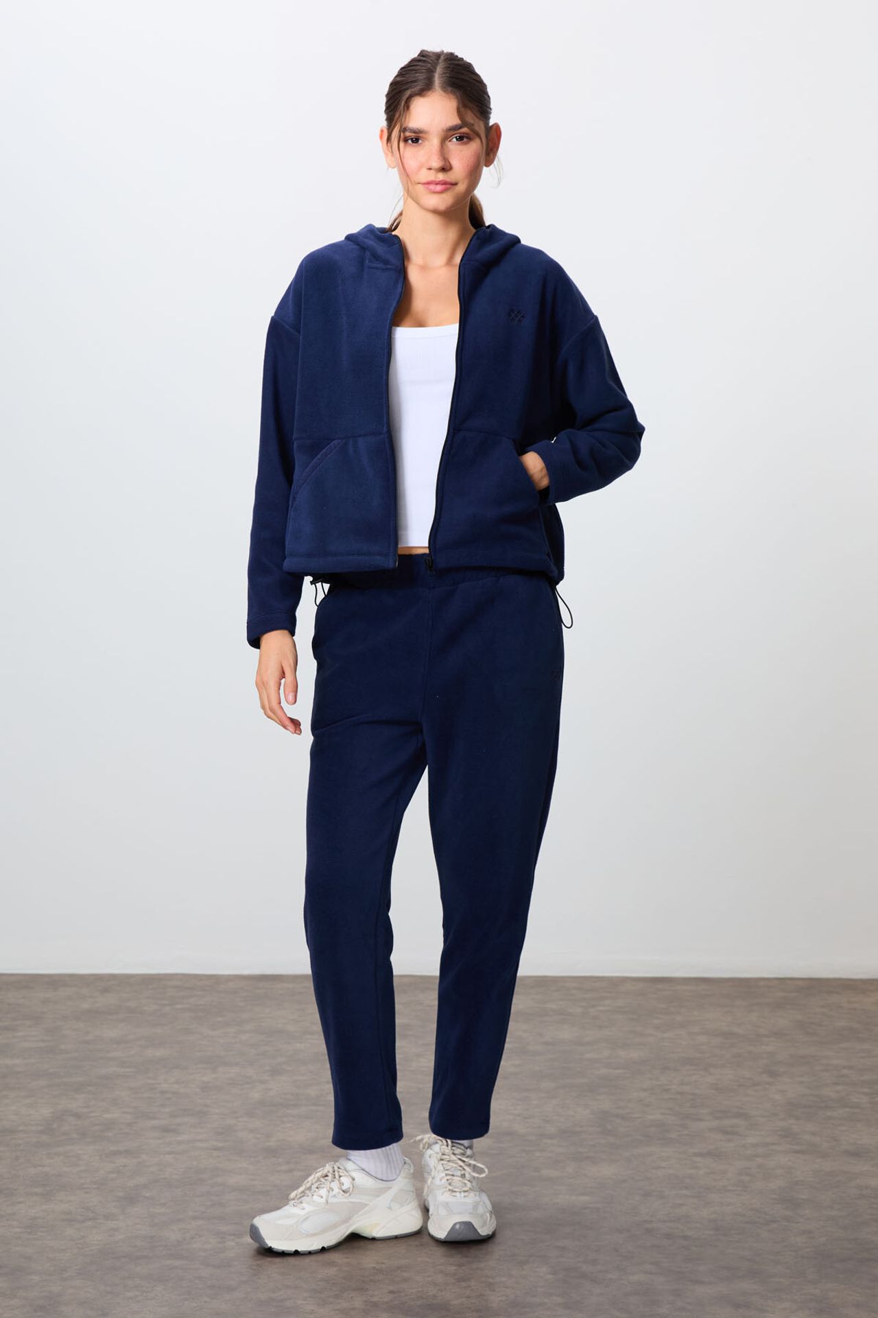 TOMMY Oversized Hooded Zipper Tracksuit Set 5