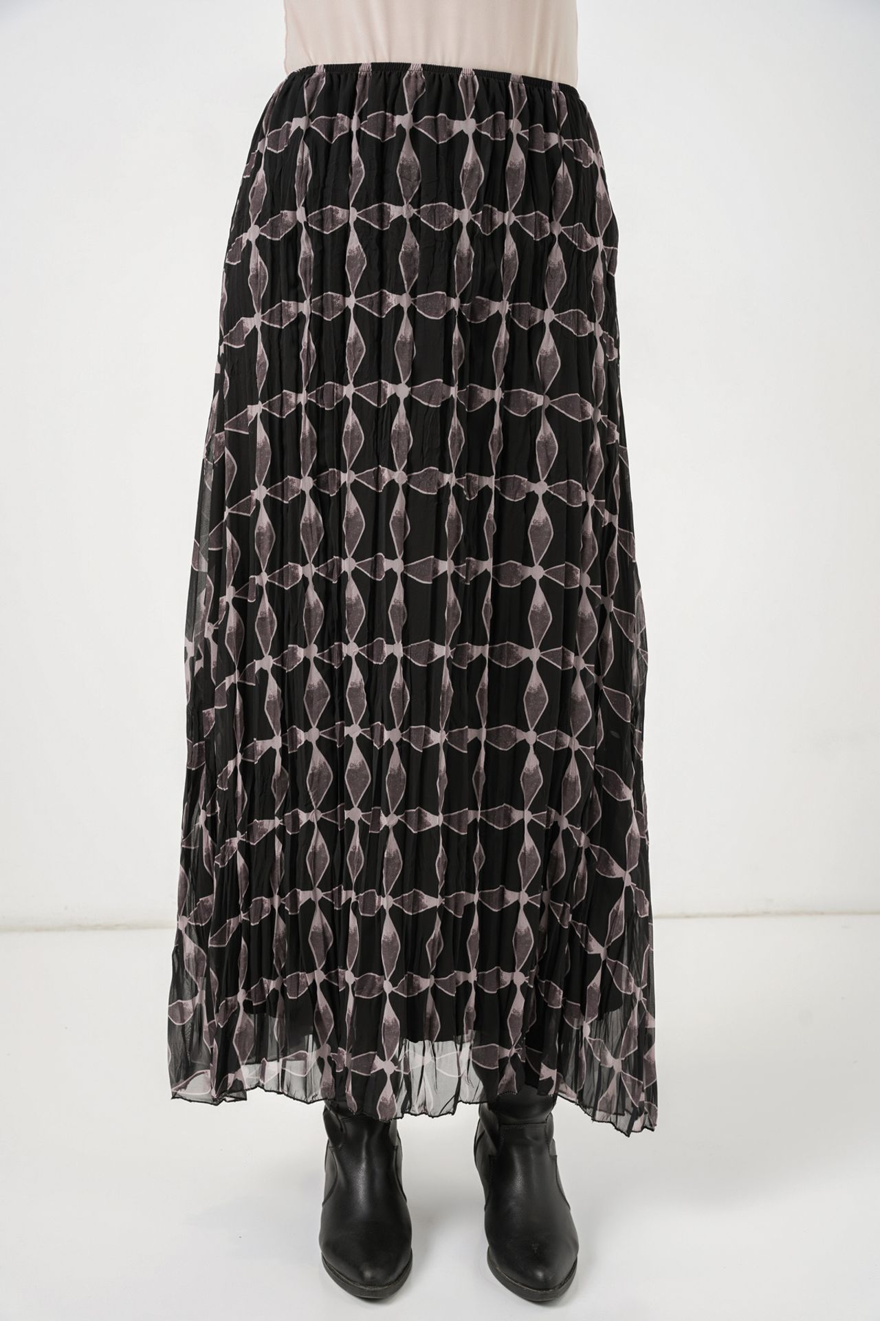 BDART High Waist Geometric Print Maxi Skirt 2