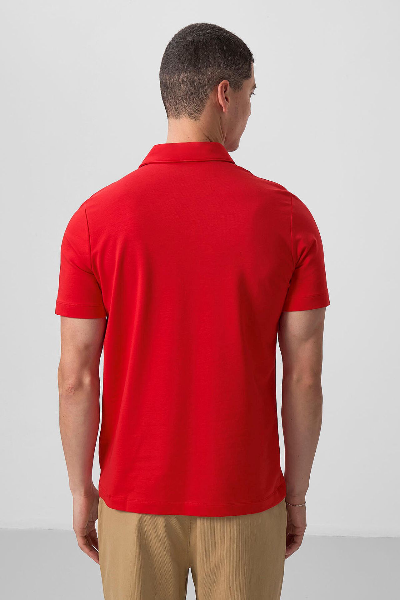 TOMMY Men's Cotton Elastane Polo T-Shirt 6