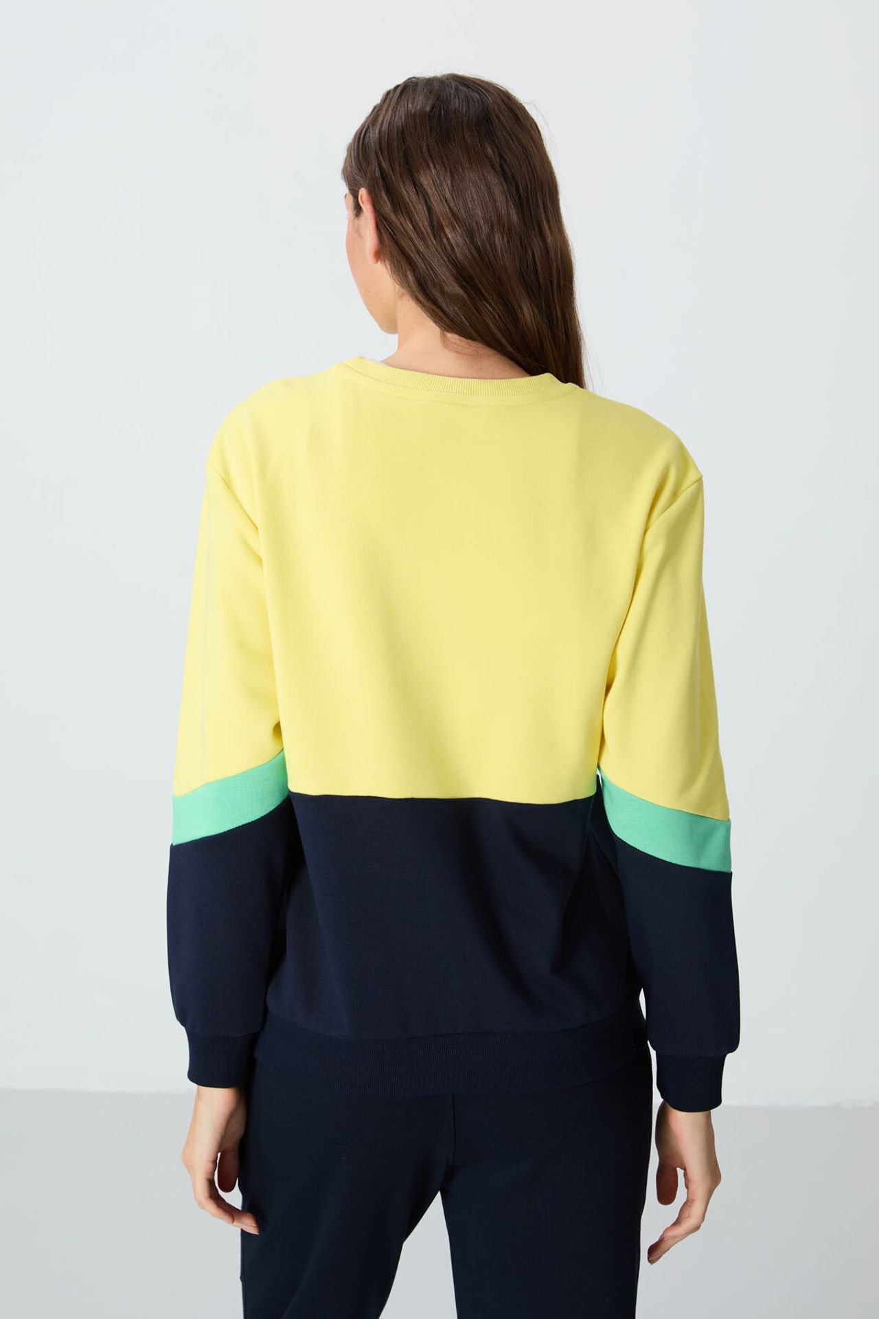 TOMMY Oversized Color-Blocked Crew Neck Sweatshirt 5