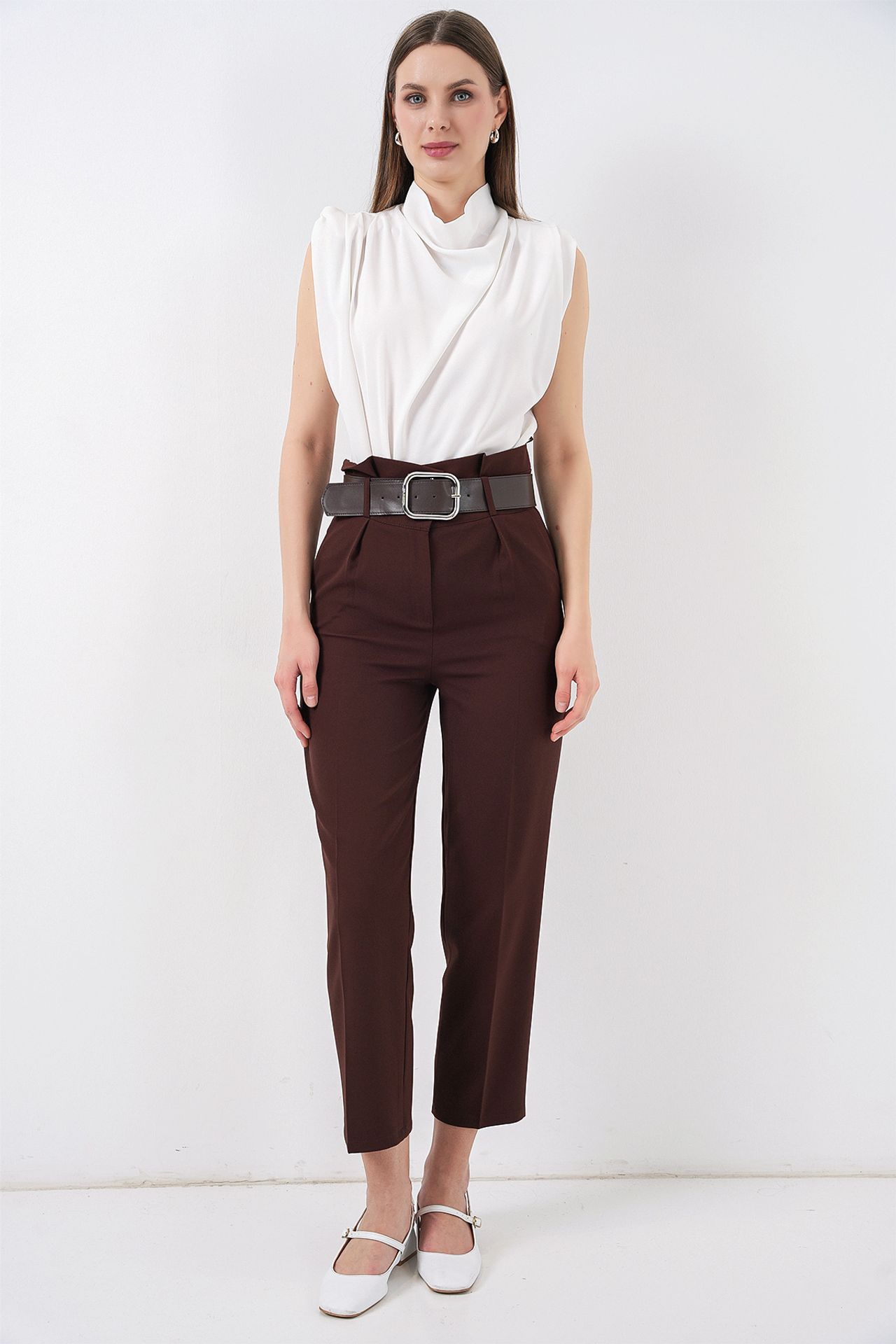 BDART Ankle Length Straight Pants with Bow 6