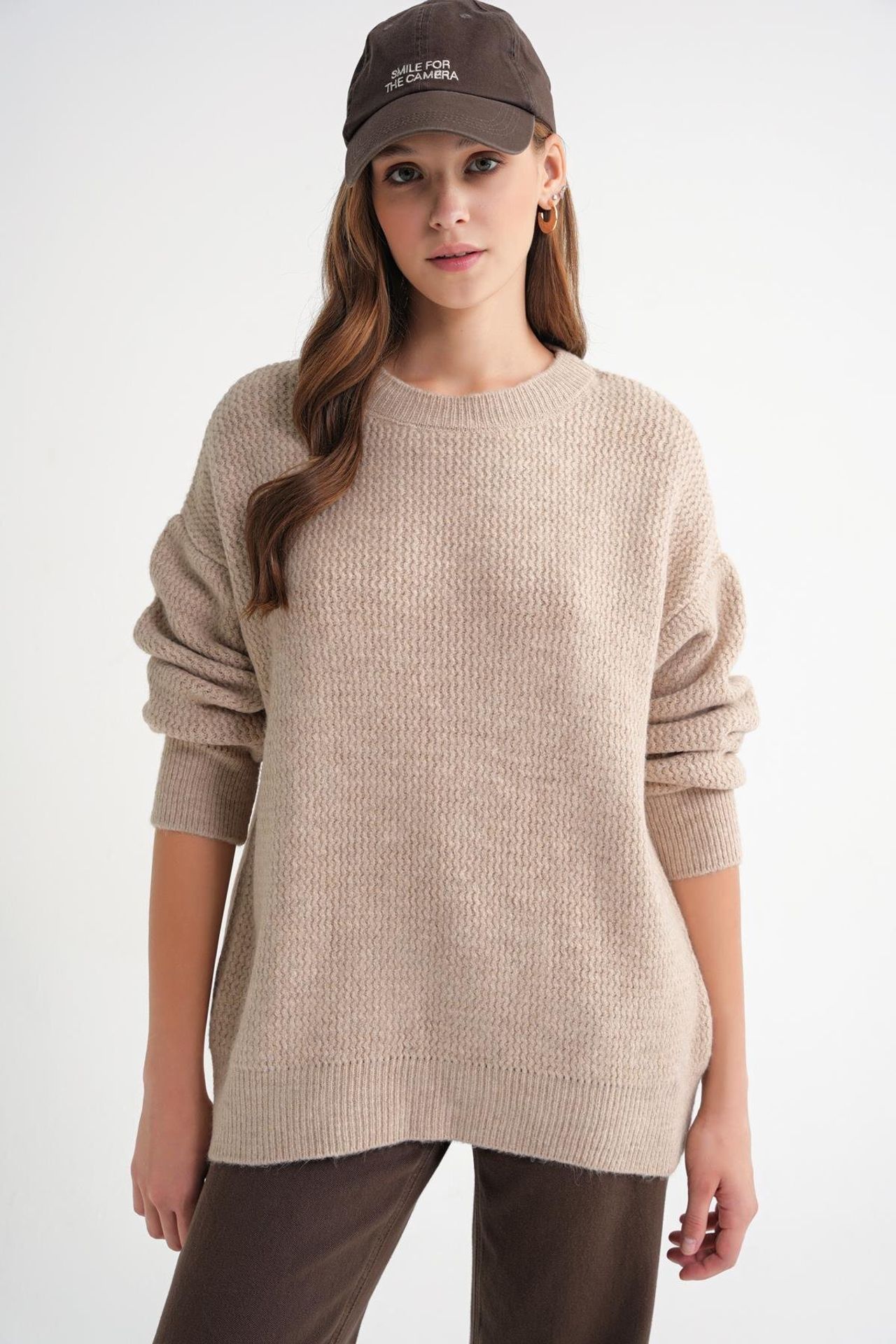 Mixray Long Sleeve Ribbed Knit Sweater 4