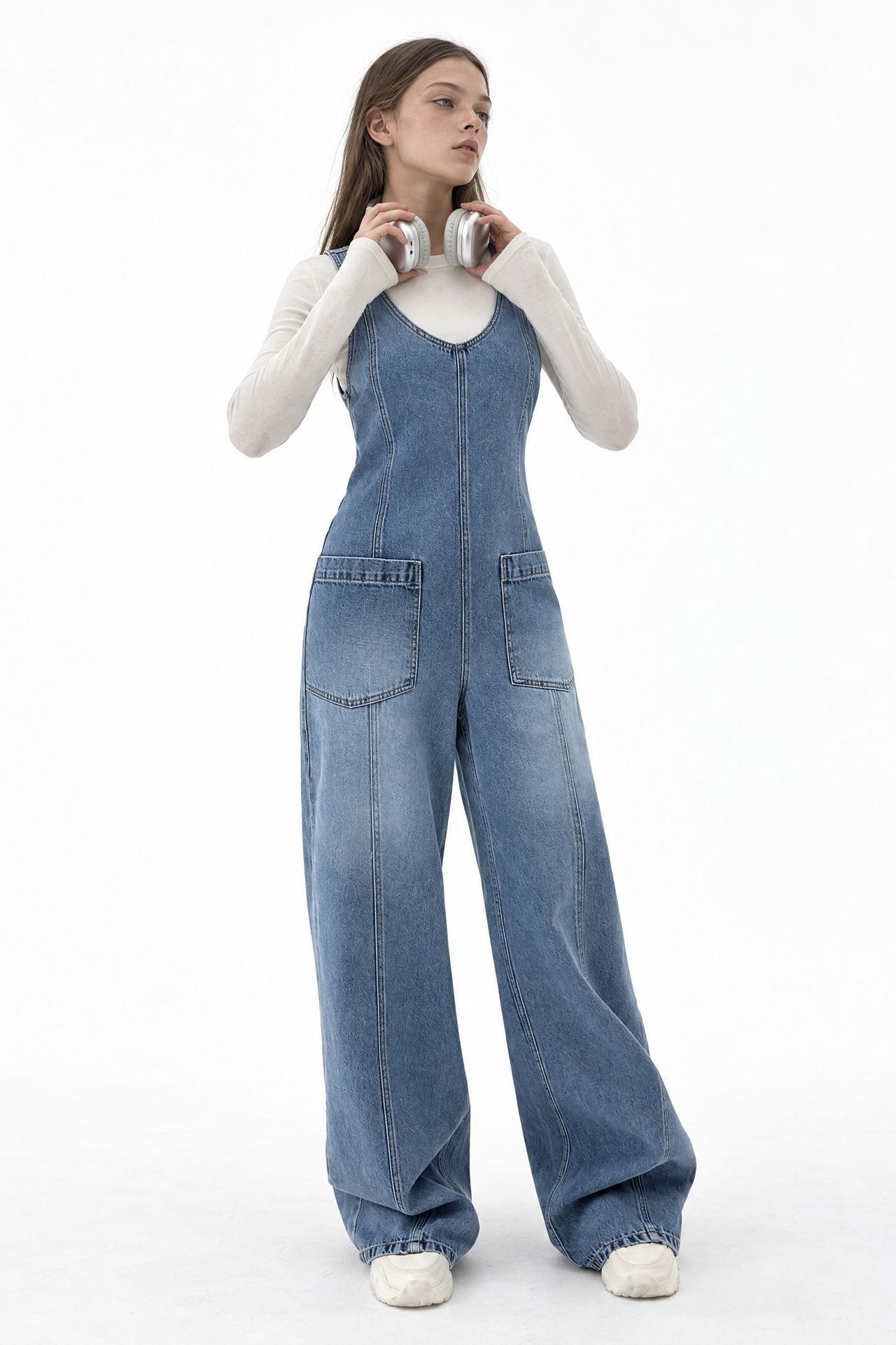 SQUALO Women's Cotton Jumpsuit 2