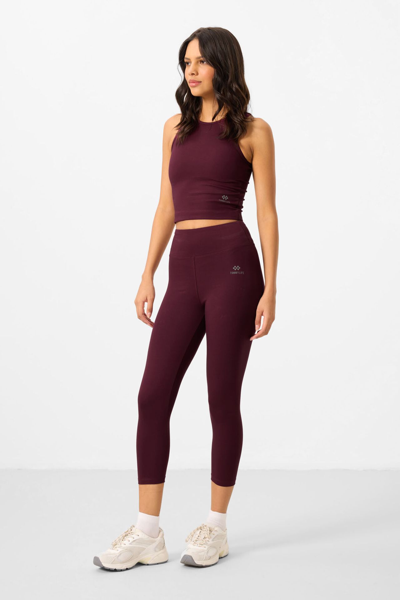 TOMMY Sleeveless Cotton Blend Active Set 5