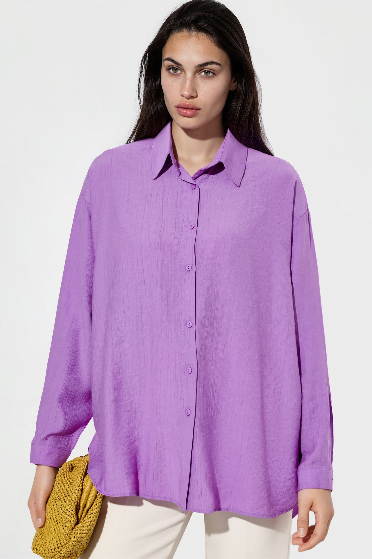 BDART Oversized Long-Sleeve Button-Up Shirt 1