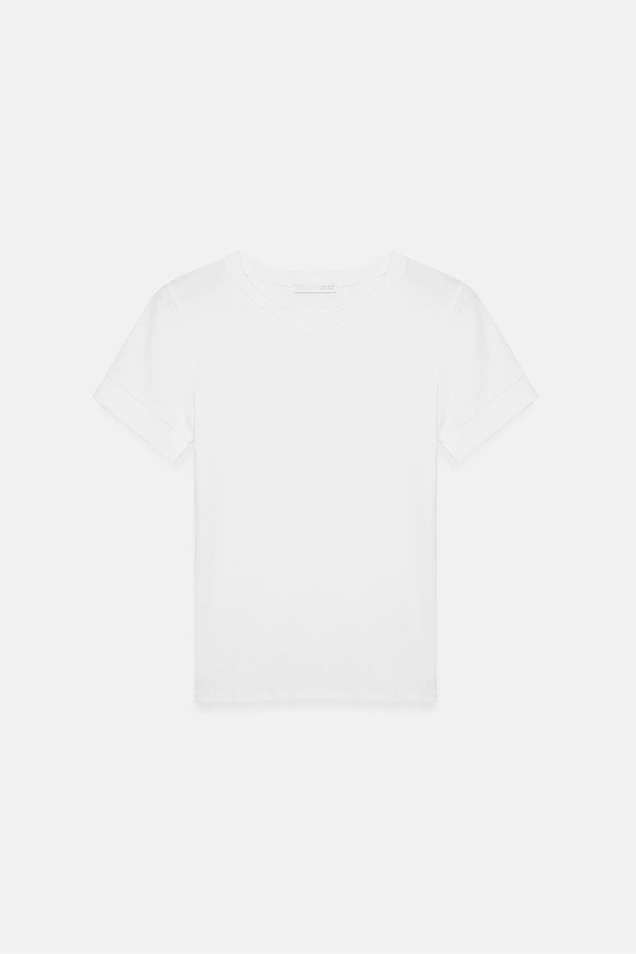 DILVIN Kadın Slim Fit Bisiklet Yaka Tişört 5