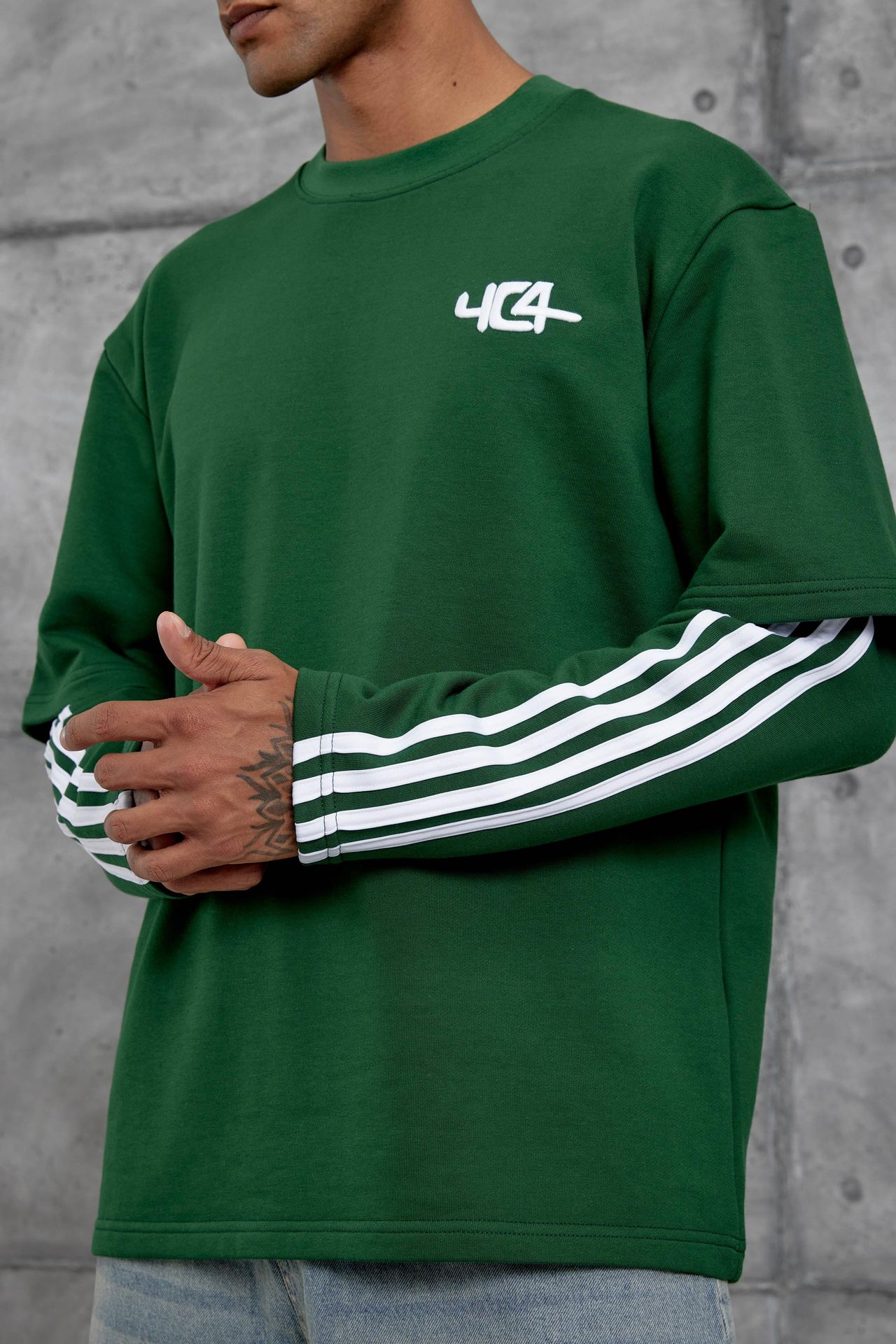 NOMARC Regular Kalıp Bisiklet Yaka Sweatshirt 5