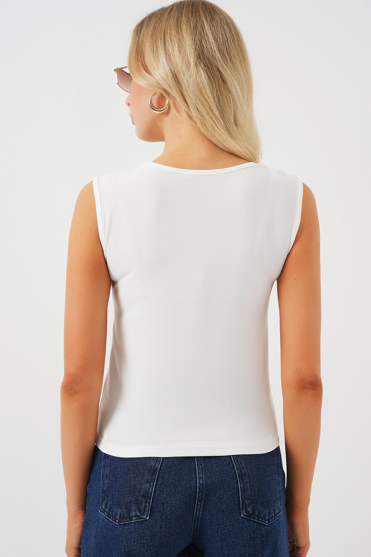 BDART Sleeveless Ribbed Knit Blouse 6