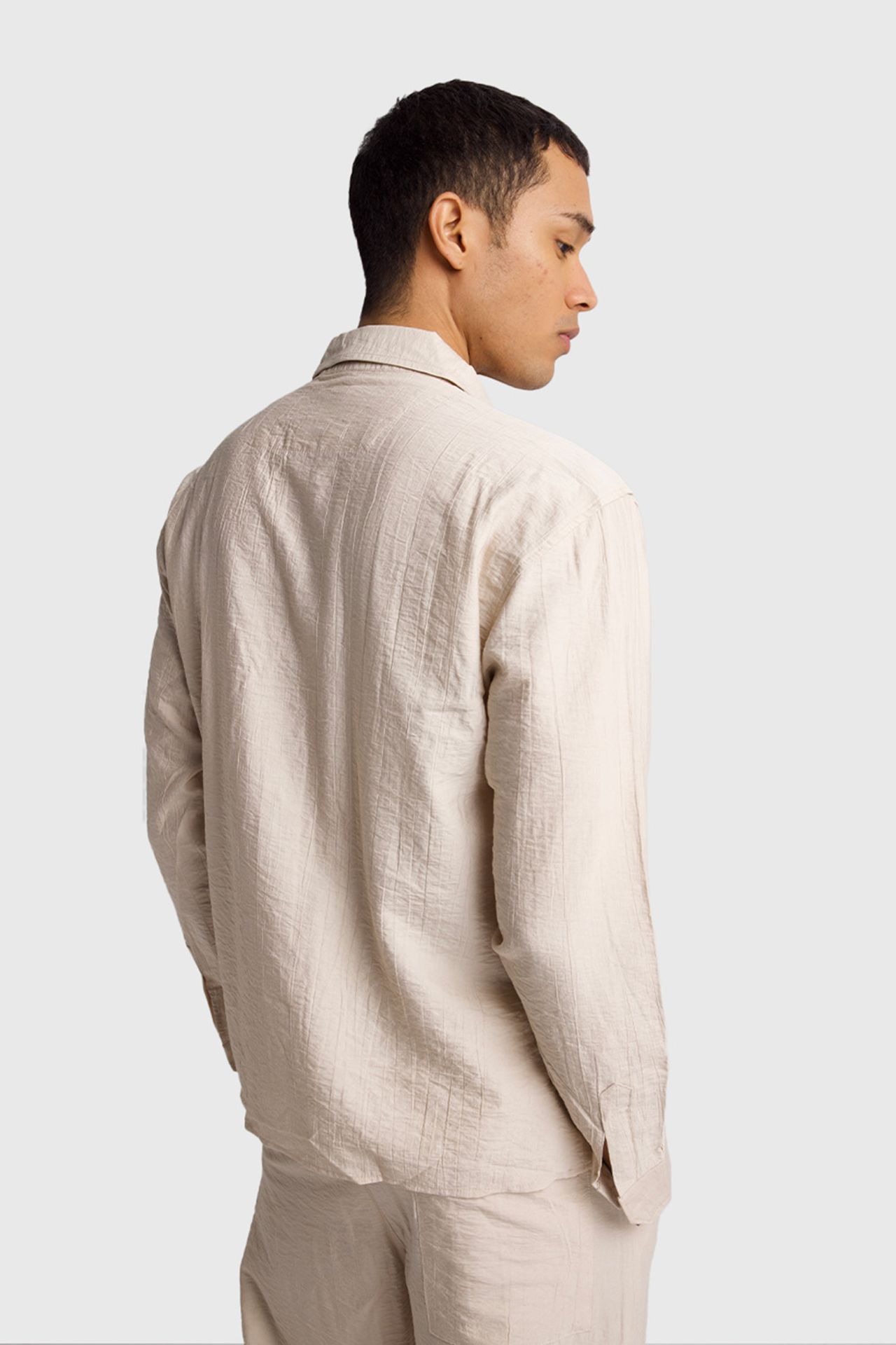 GIESTO Long Sleeve Button-Up Shirt with Pocket 5