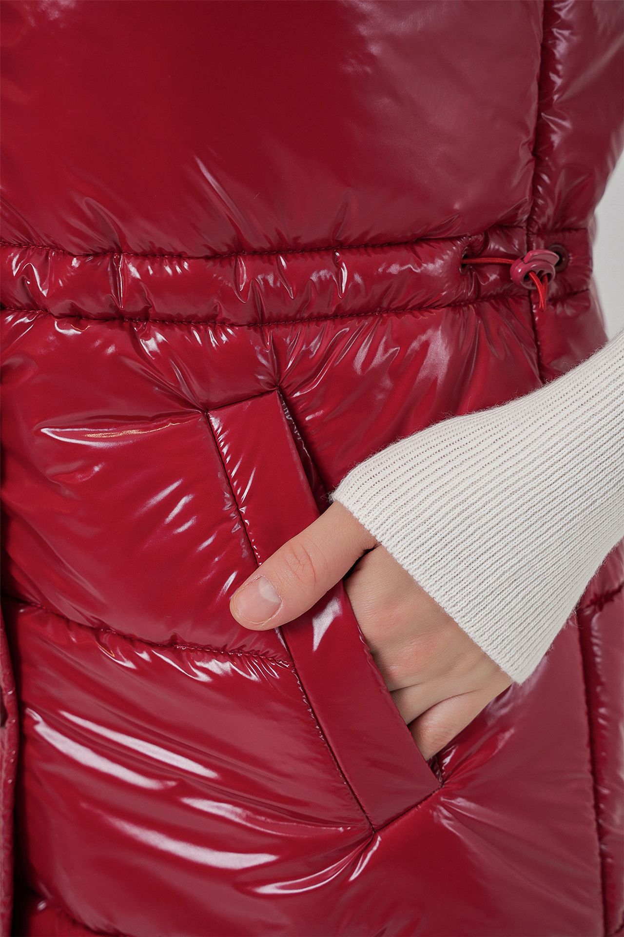 BDART Shiny Zippered Puffer Vest 5