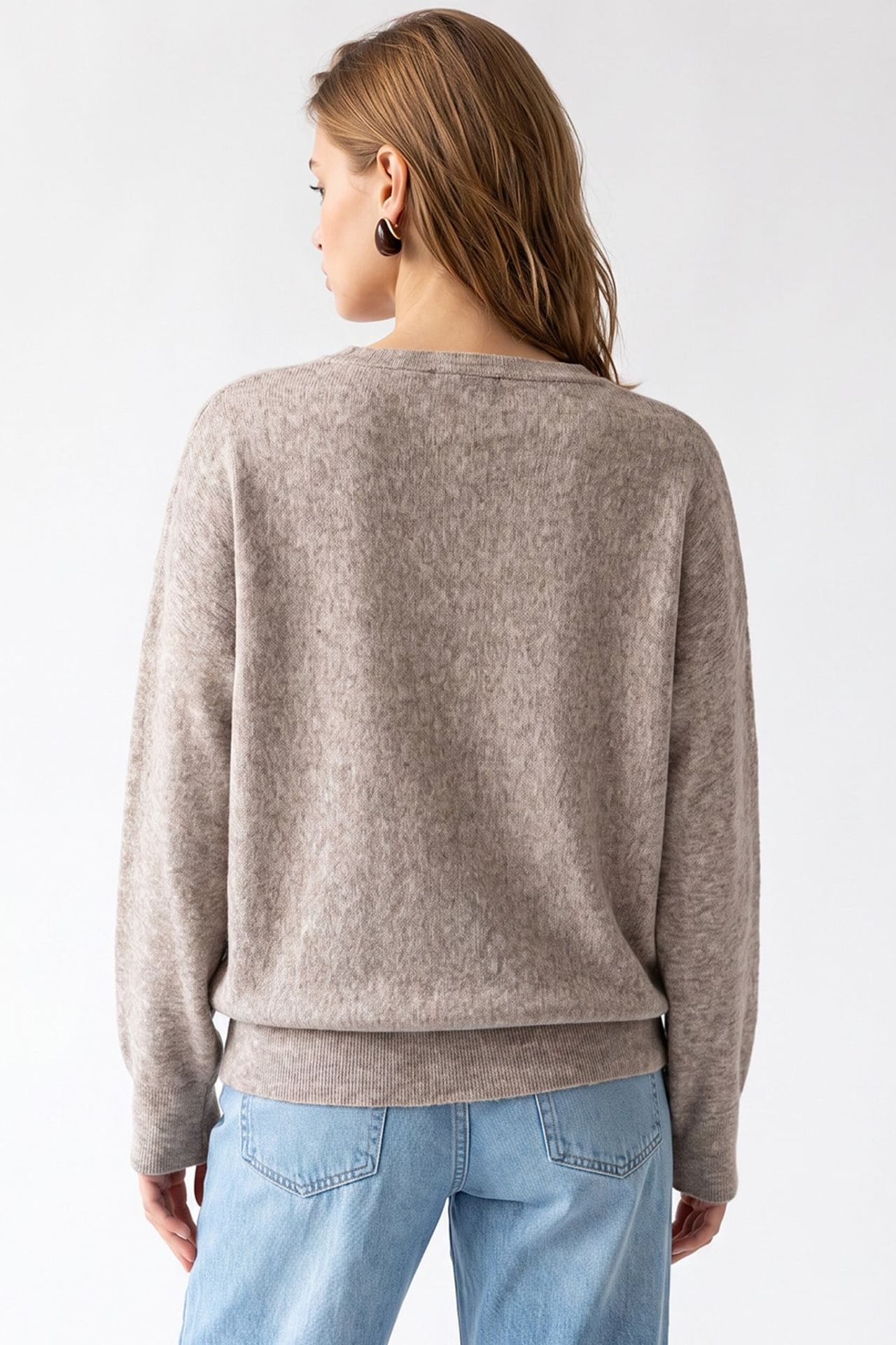 MIXRAY Women's Wool Blend Sweater 7