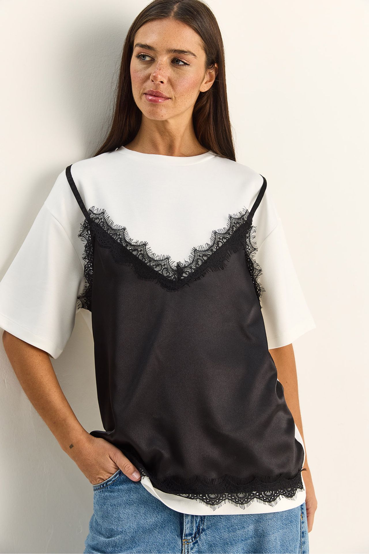 LUCCI Women's Polyester Elastane T-Shirt 3