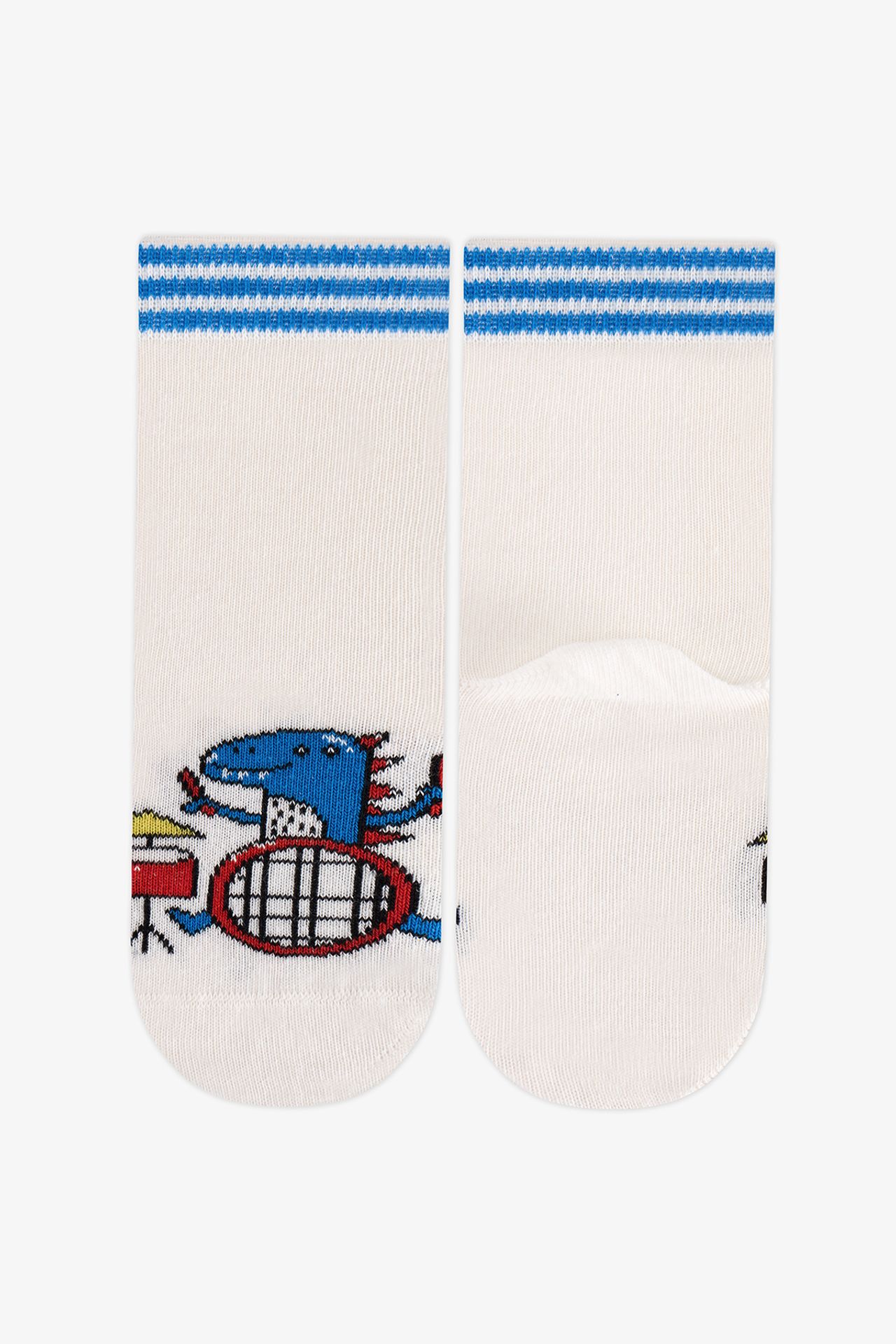 PENTI Boys' Marsmelov Capy-Lam Session Cotton 2-Pack Ankle Socks 4