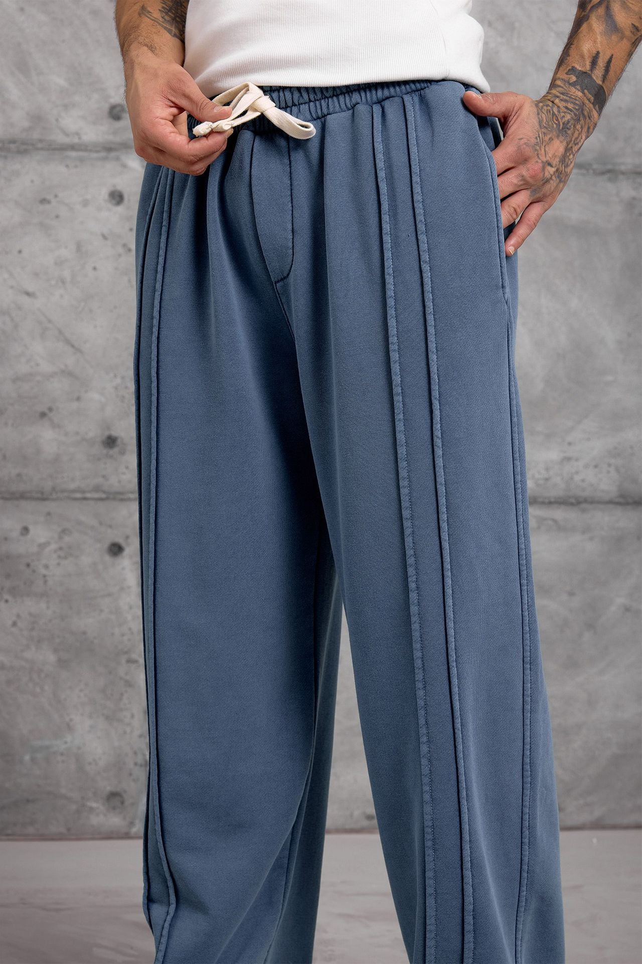 NOMARC Geniş Paça Bağcıklı Jogger Pantolon 5