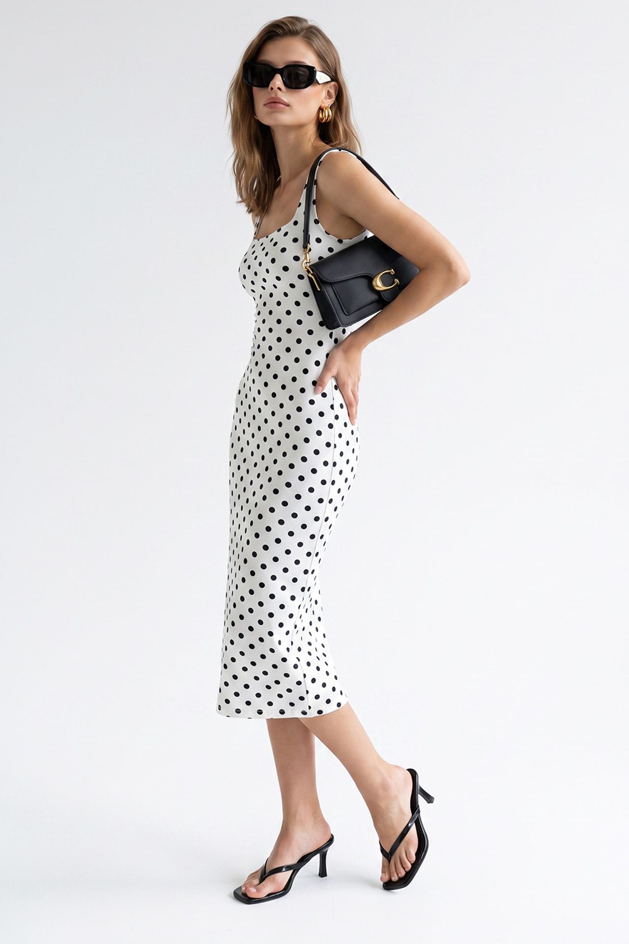 MIXRAY Cotton Maxi Dress