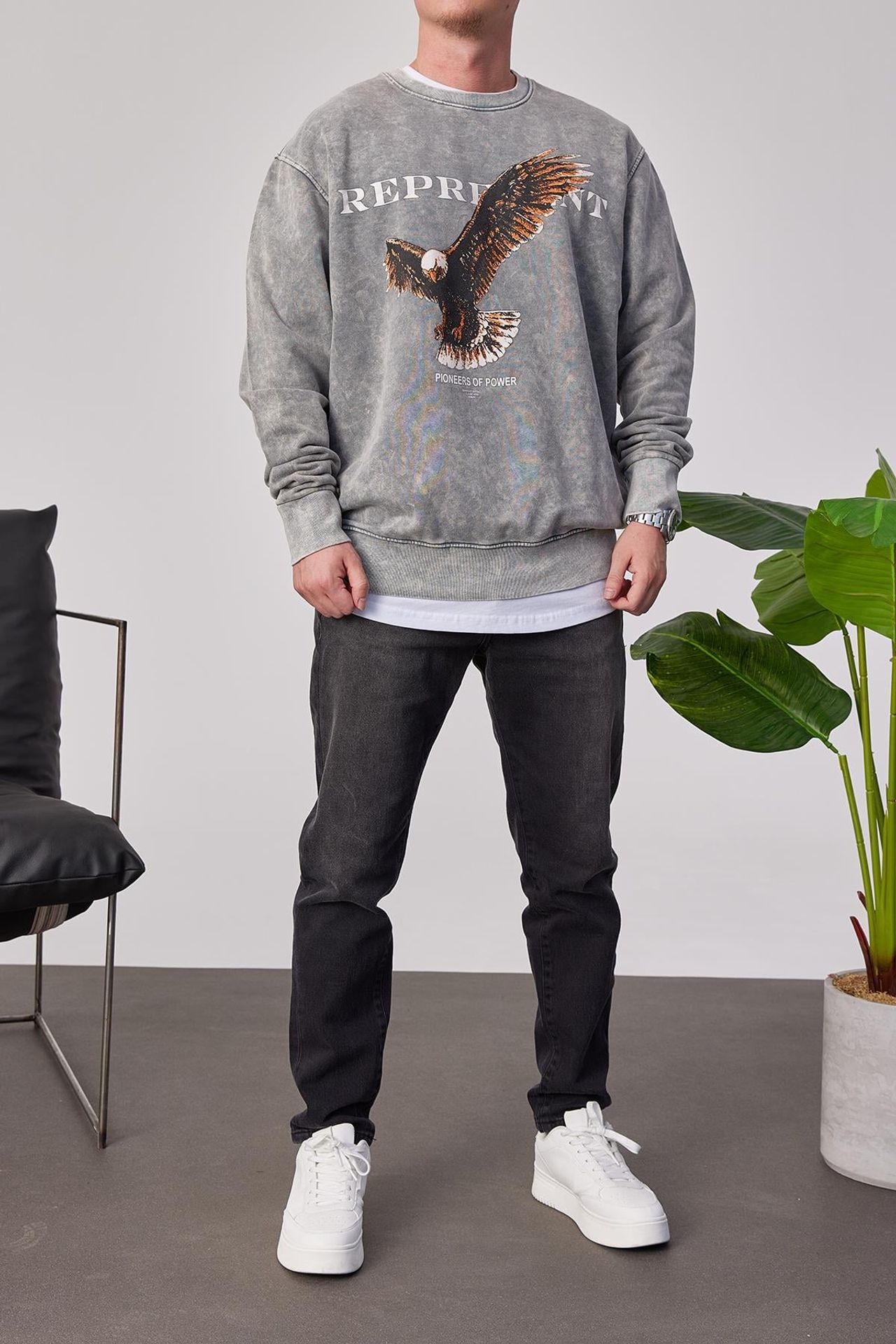 NOMARC Rahat Bisiklet Yaka Sweatshirt 3
