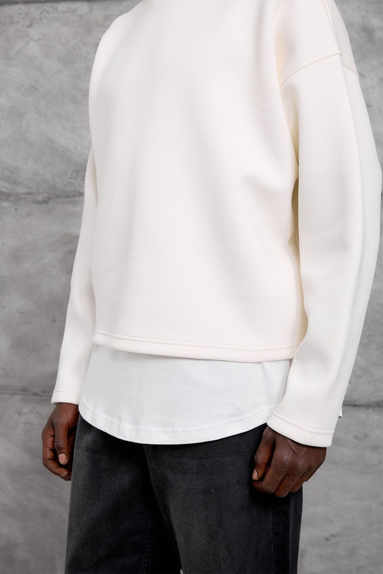 NOMARC Regular Kalıp Bisiklet Yaka Sweatshirt 4