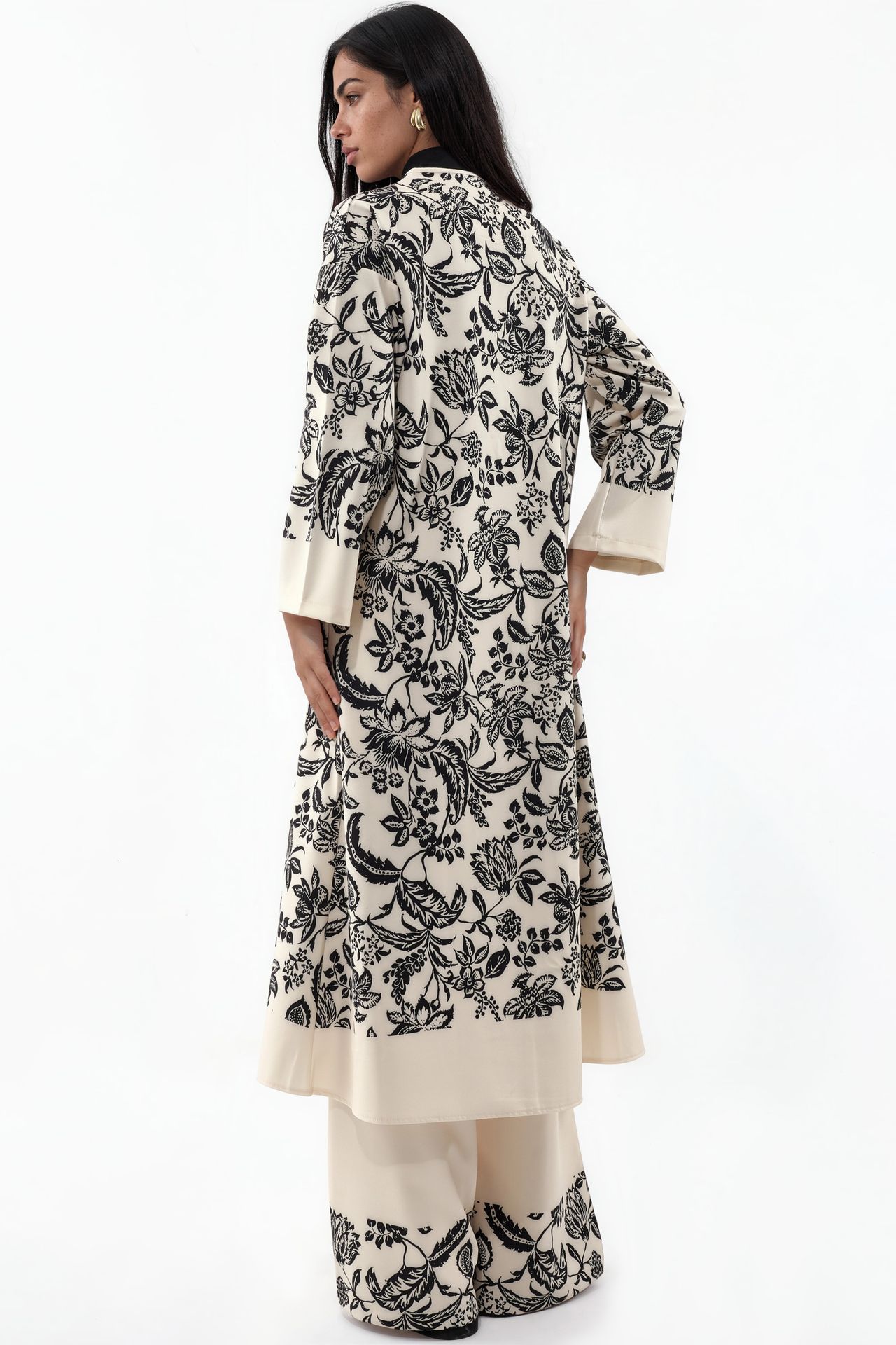 MSN Floral Tunic And Wide-Leg Pants Set 3