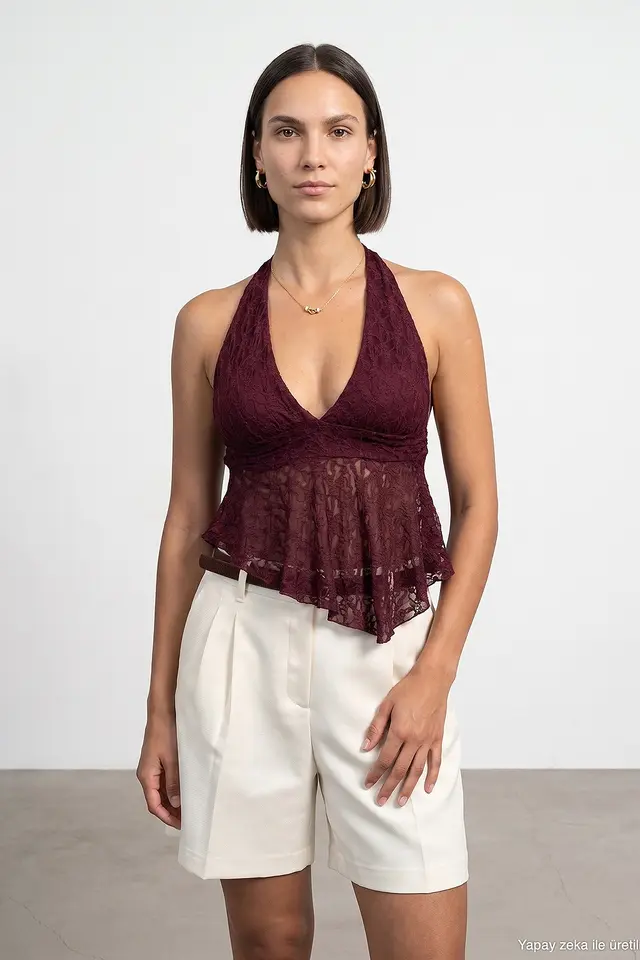 DILVIN Women’s Polyamide Elastane Blouse