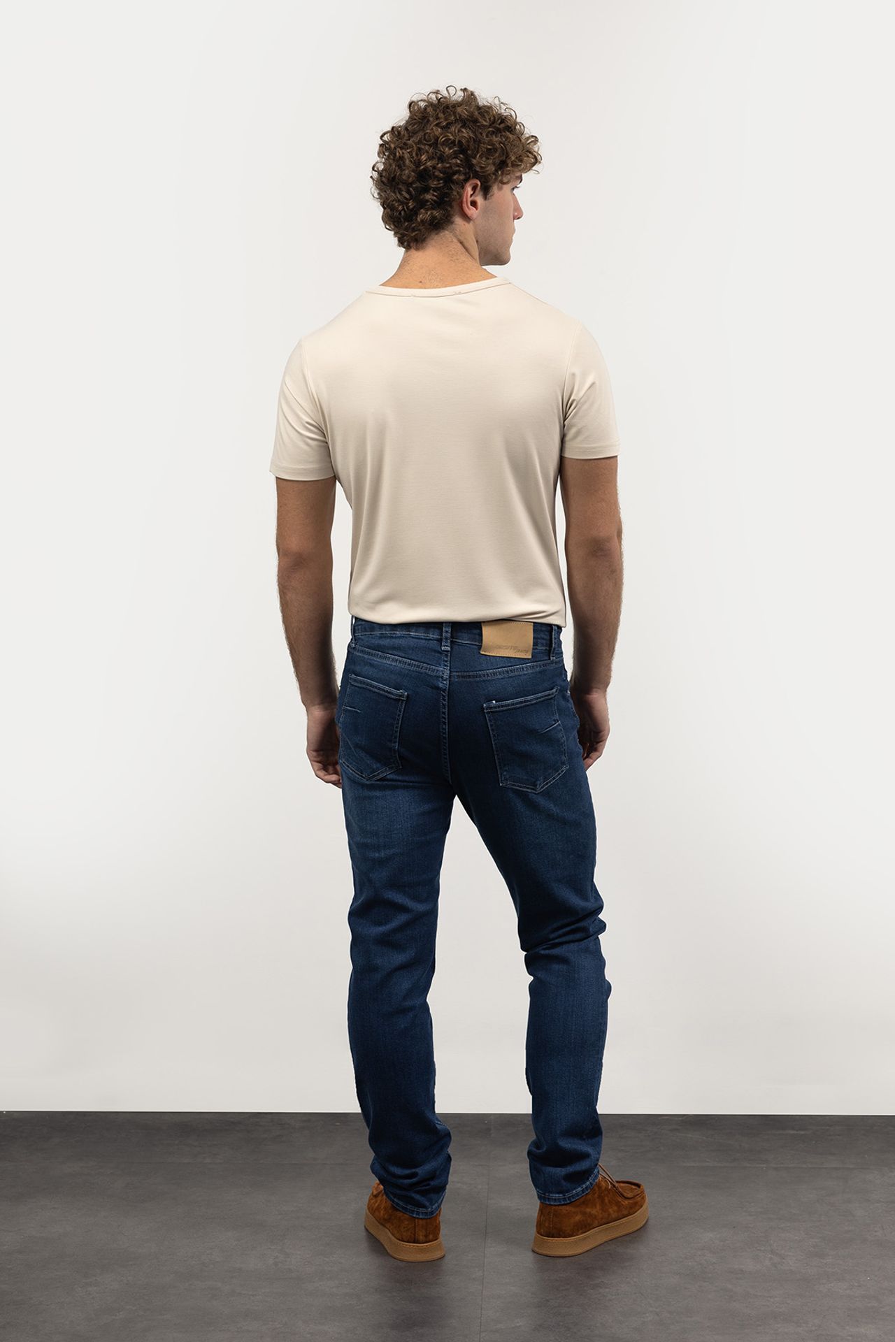 GIESTO Slim Fit Mid Waist Denim Jeans 2