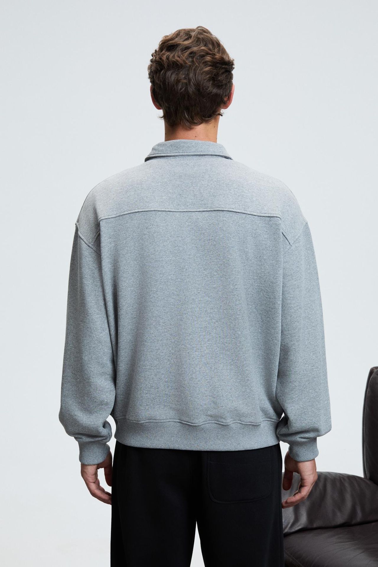 GRIMELANGE Yarım Fermuarlı Cepli Sweatshirt 5