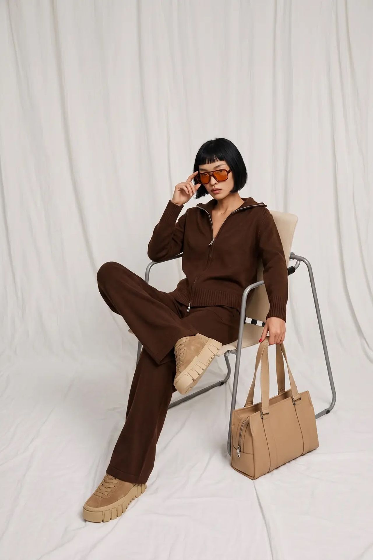 MY FASHION İki Parçalı Örme Takım 1