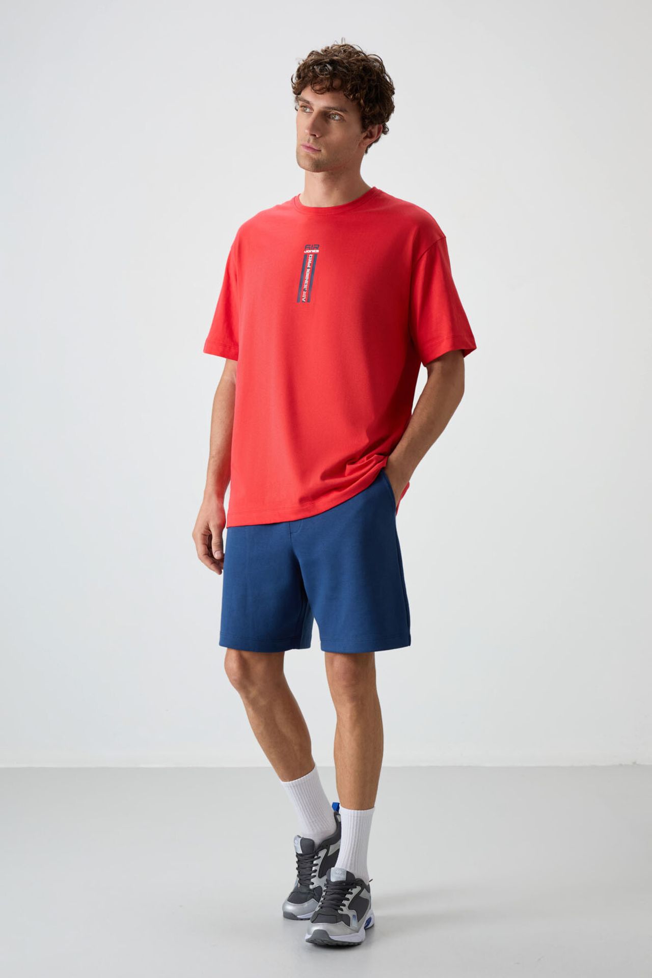 TOMMY Oversized Printed Crew Neck T-Shirt 4