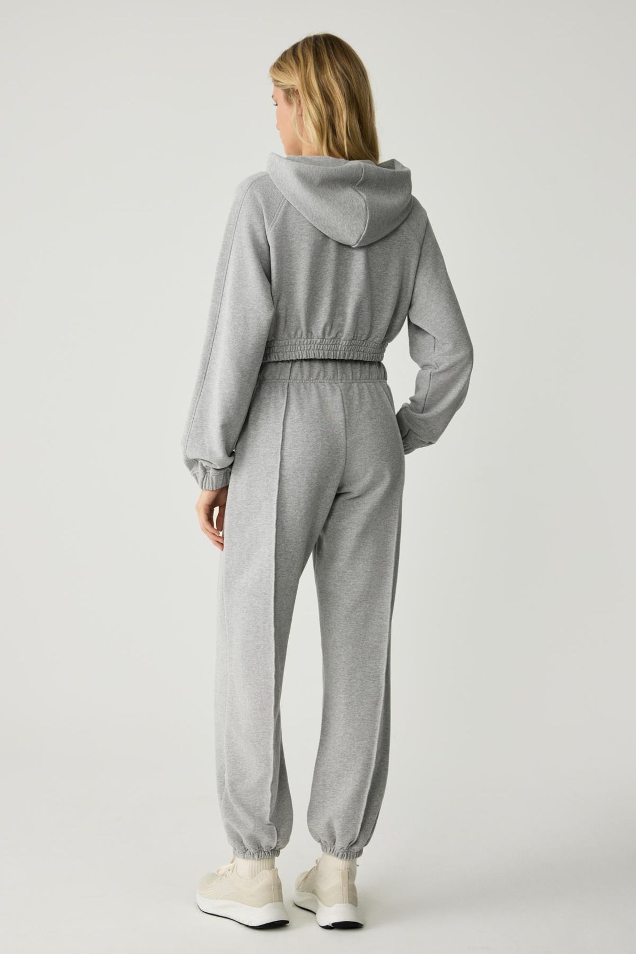GRIMELANGE Crop Hooded Relaxed Sweatshirt 6