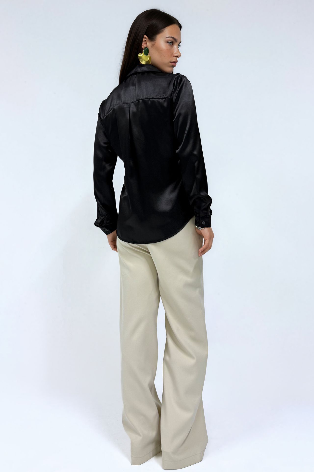 BDART Women's Satin Tie-Front Shirt 3