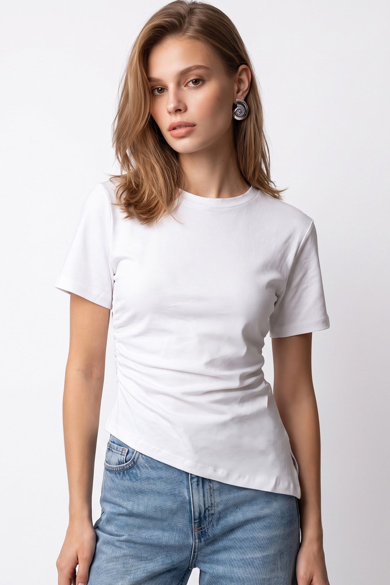 MIXRAY Cotton Blouse 2