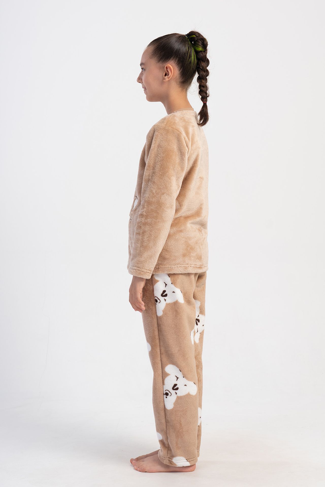 YAKE Baskılı 2 Parçalı Pijama Takımı 3