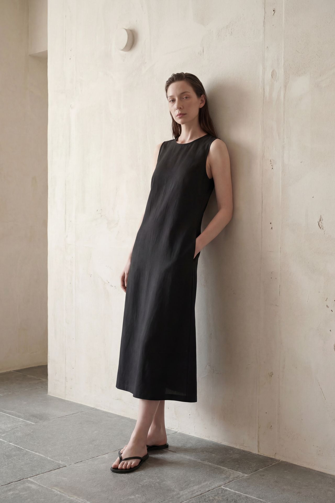 MY FASHION Back Detailed Midi Dress 5
