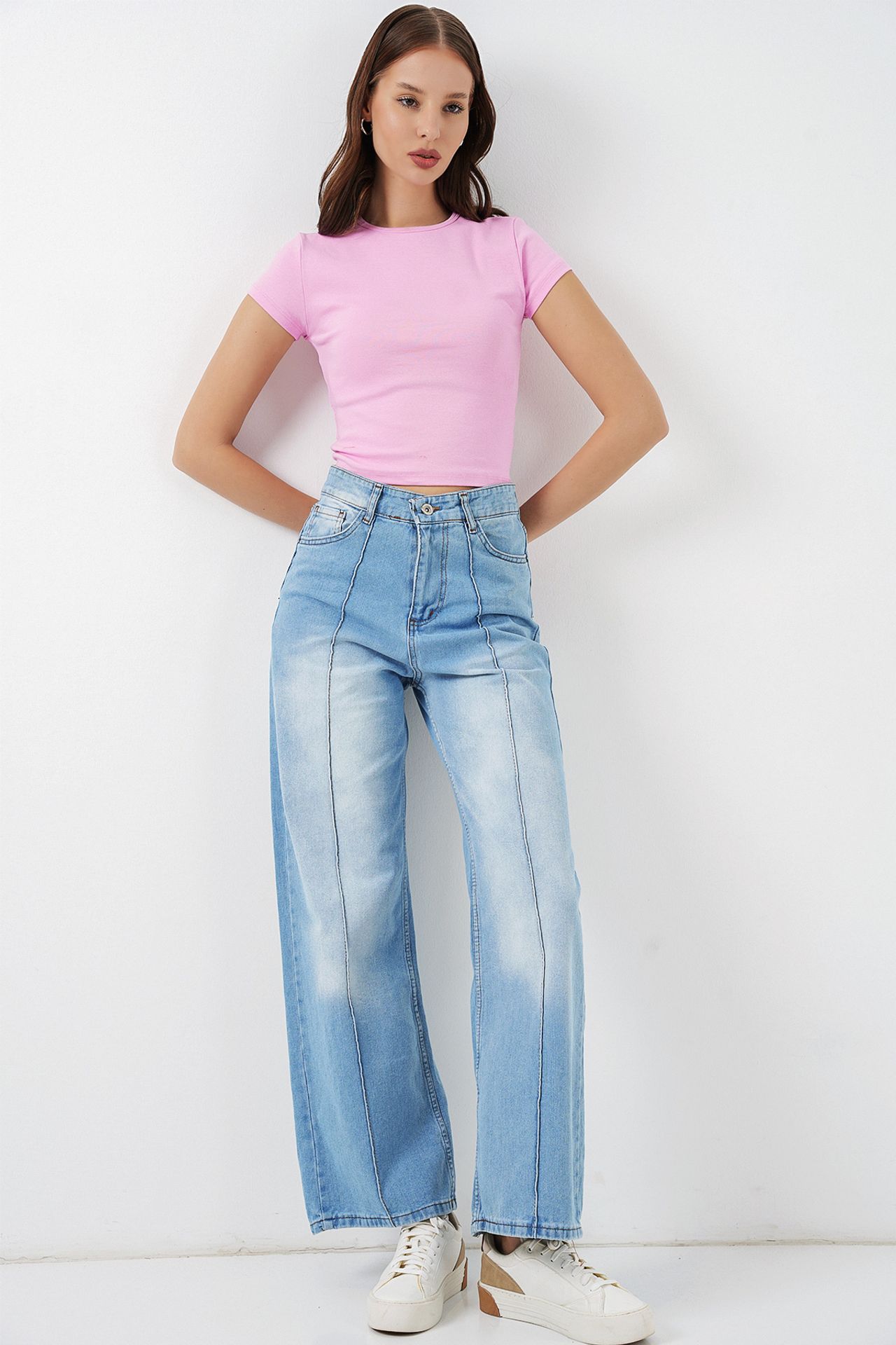 BDART High-Waist Wide-Leg Cotton Jeans 3
