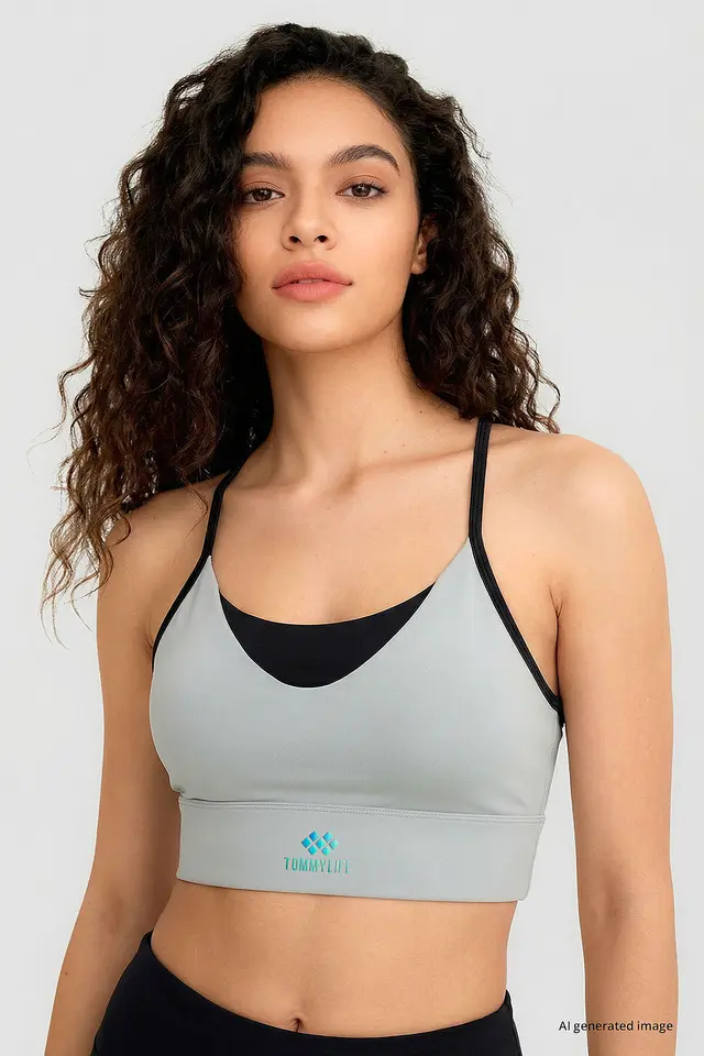 TOMMY Women's Fitted Crop Active Top