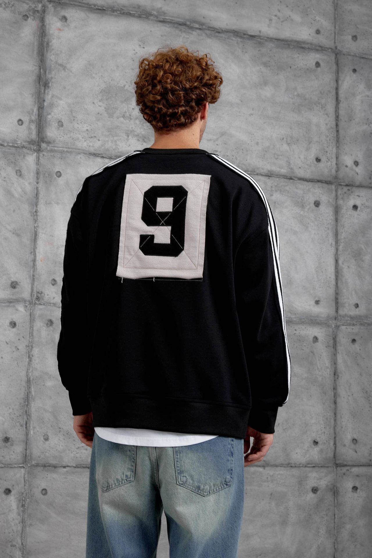 NOMARC Rahat Kesimli Bisiklet Yaka Sweatshirt 1