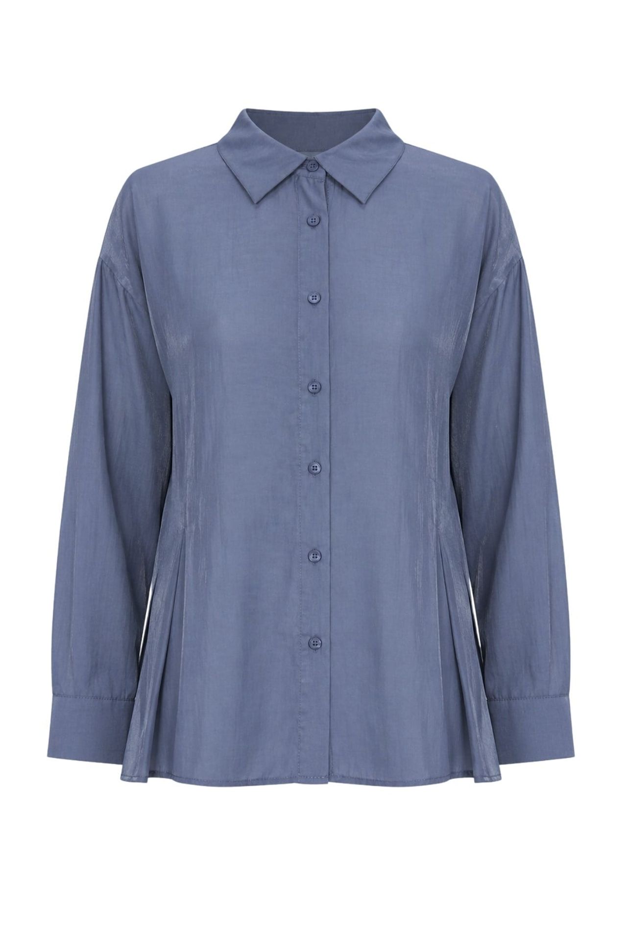 MIXRAY Fitted Textured Button-Up Shirt 1