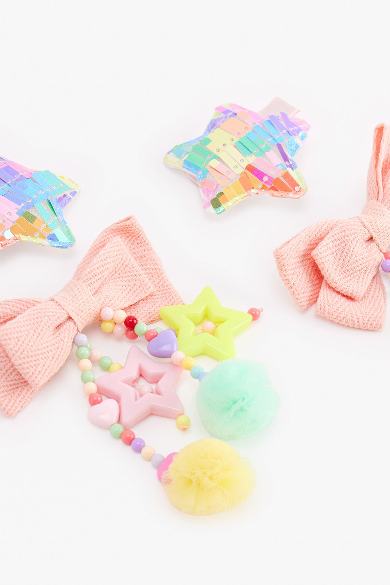 PENTI Girls' Star Hair Clip Set 2