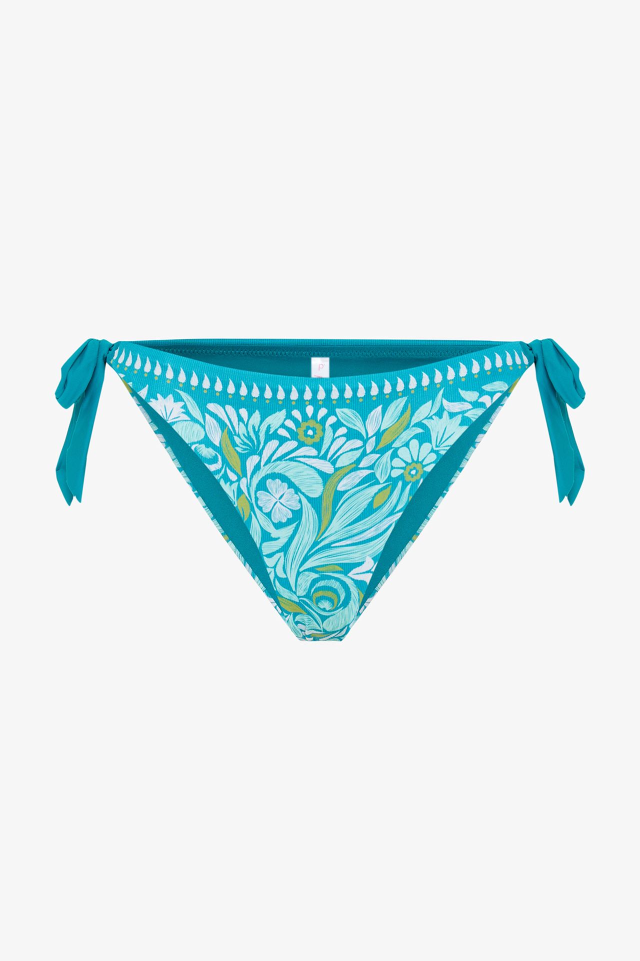 PENTI Floral Tropic Leaf Brazilian Bikini Bottom 6