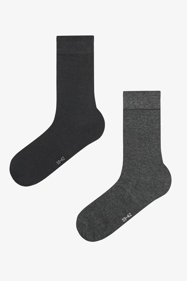 PENTI Men's 2-Pack Bamboo Ankle Socks